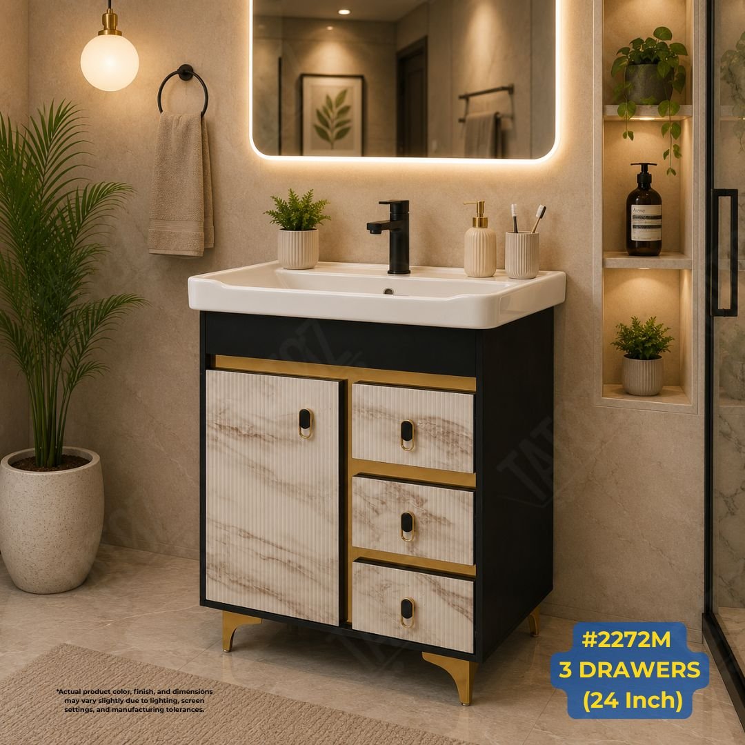 #2272M  3 DRAWERS  (24 Inch)