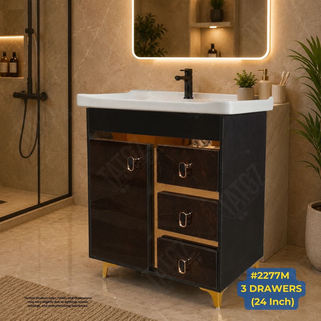 #2277M  3 DRAWERS  (24 Inch)