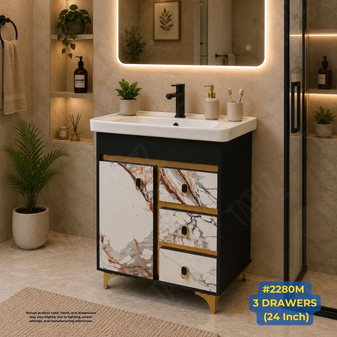 #2280M  3 DRAWERS  (24 Inch)