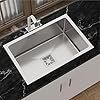 HANDMADE Silver 24 x 18 Kitchen Sink