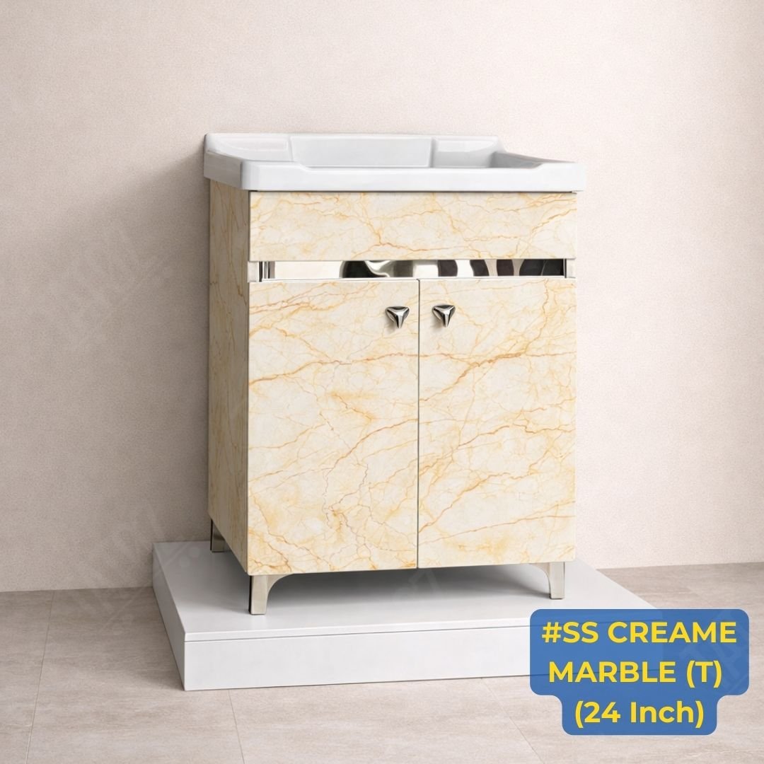 #SS CREAME MARBLE (T) (24 Inch)