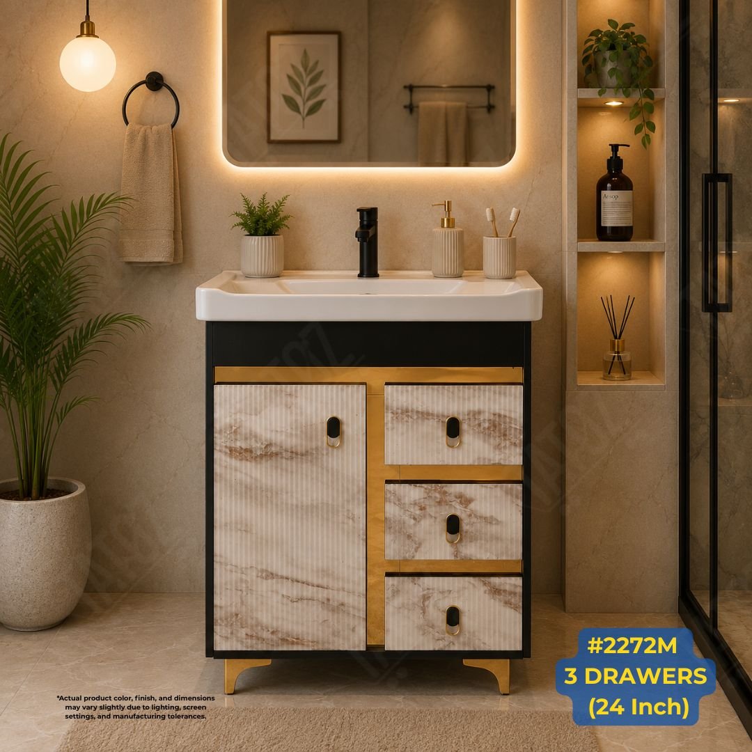 #2272M  3 DRAWERS  (24 Inch)