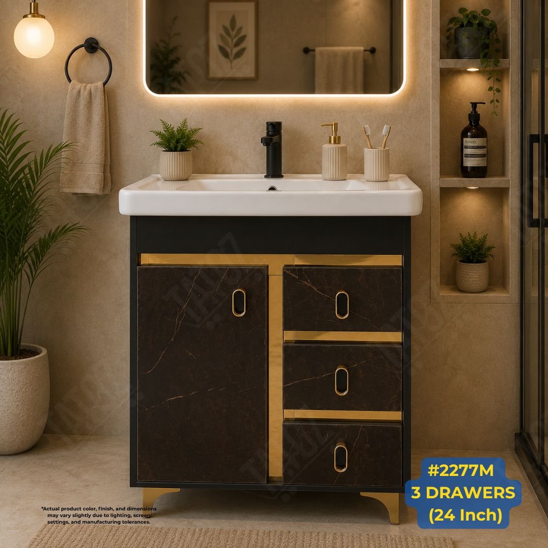 #2277M  3 DRAWERS  (24 Inch)