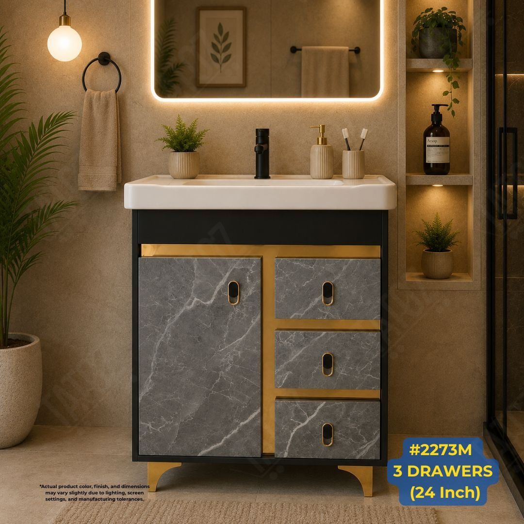 #2273M  3 DRAWERS  (24 Inch)