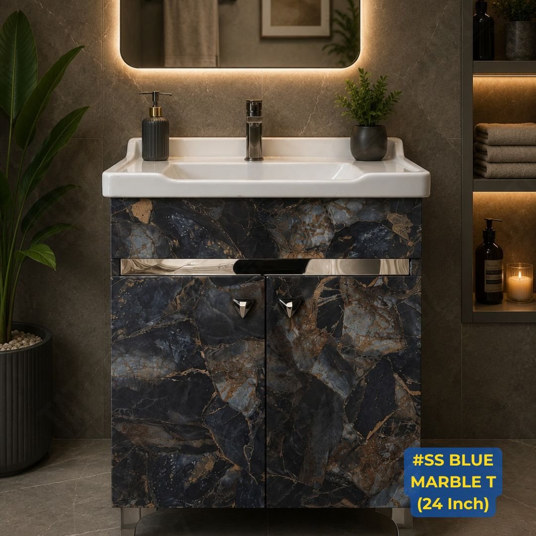 #SS BLUE MARBLE T (24 Inch)